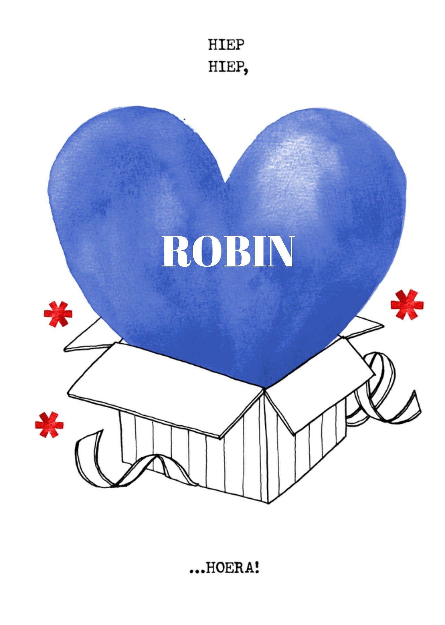 Verjaardagskaart met naam Kaart Bright Spot