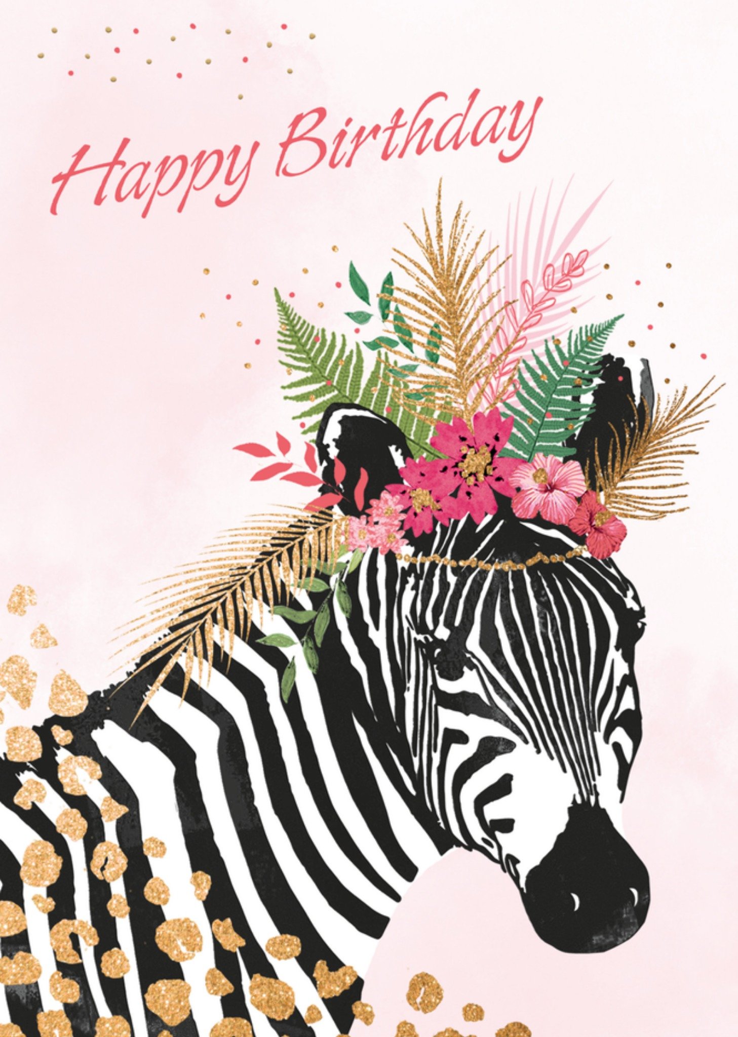 Verjaardagskaart Zebra Kaart UK Greetings