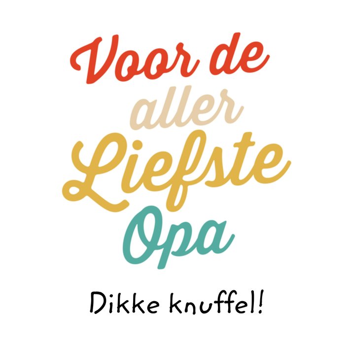 Greetz | Opa en Oma dag | Tekst