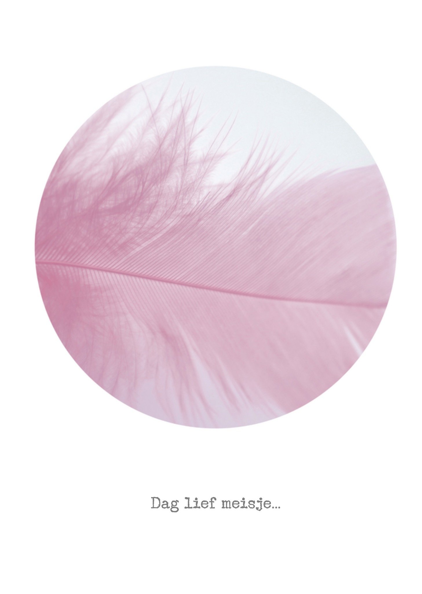 Condoleancekaart Dag lief meisje Kaart Bright Spot