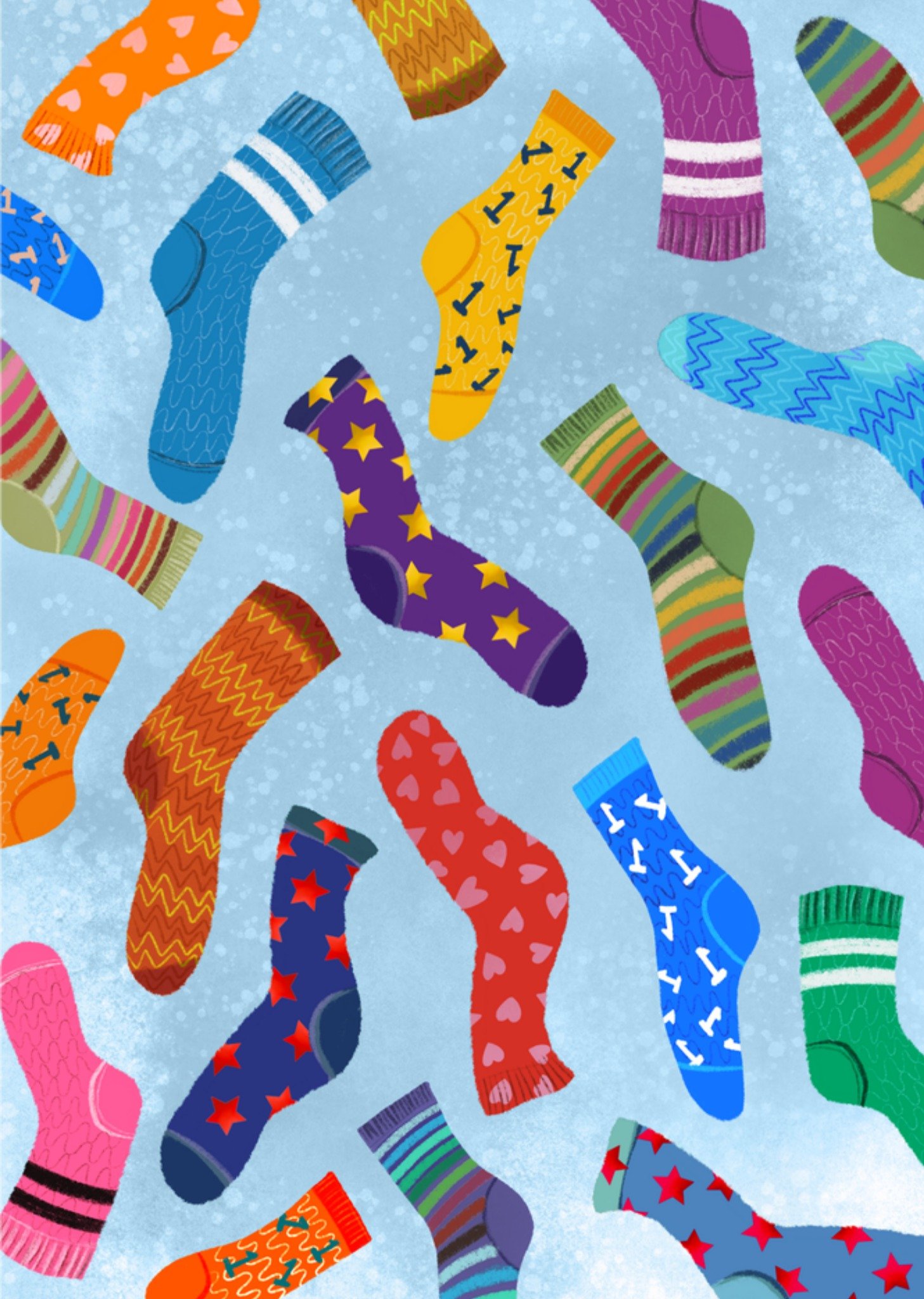 Vaderdagkaart Sokken Kaart Greetz