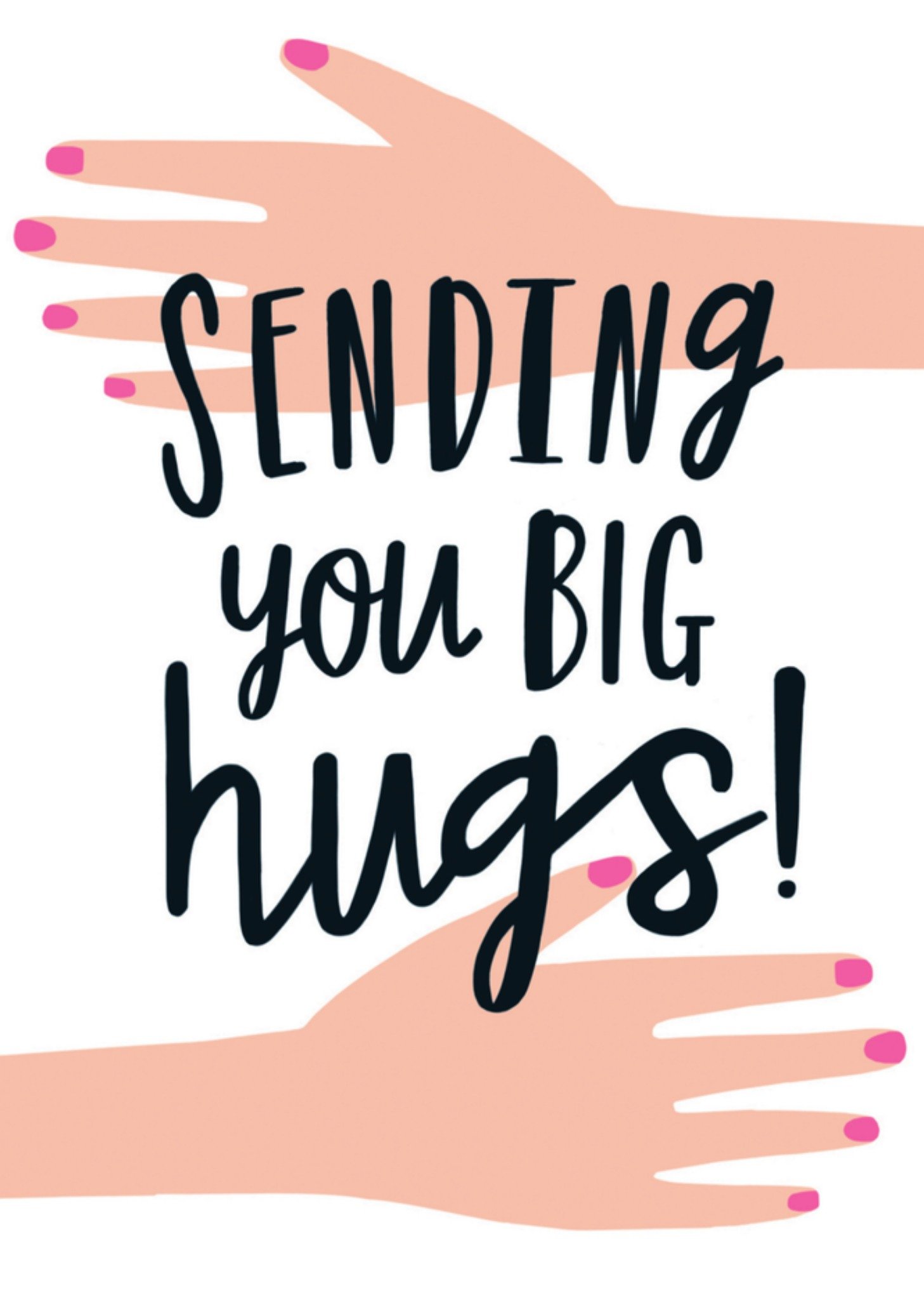 Denken aan kaart big hugs Kaart Sadler Jones