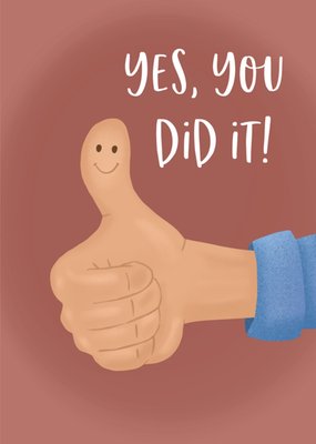 Tsjip | Geslaagdkaart | You did it