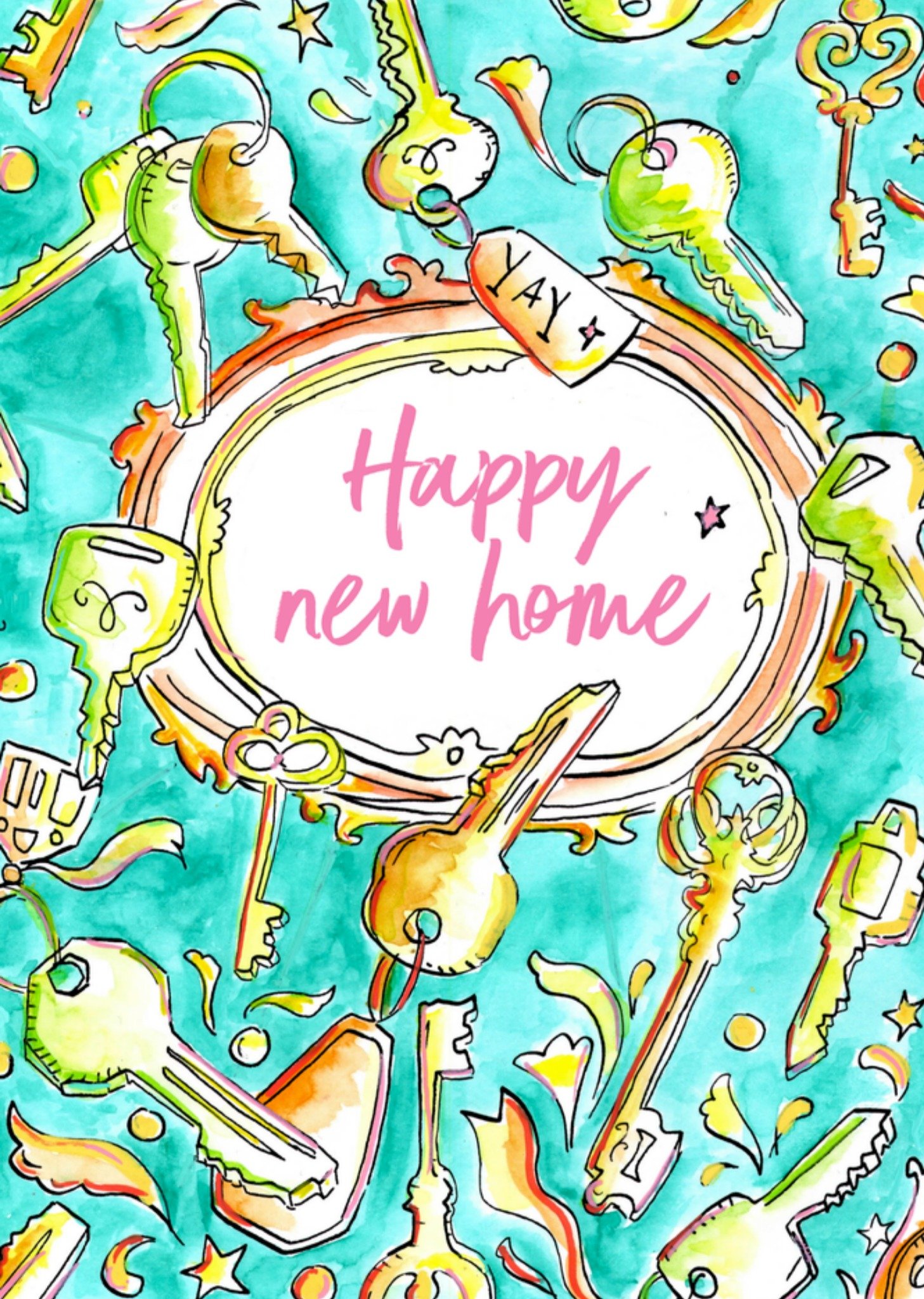 Nieuwe woning kaart Sleutels Kaart Jill