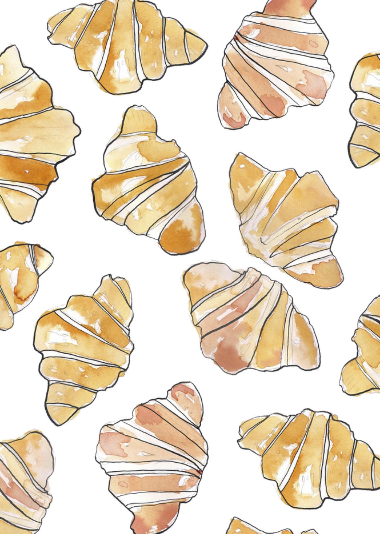 Zomaar Croissant Kaart Marie Bodié