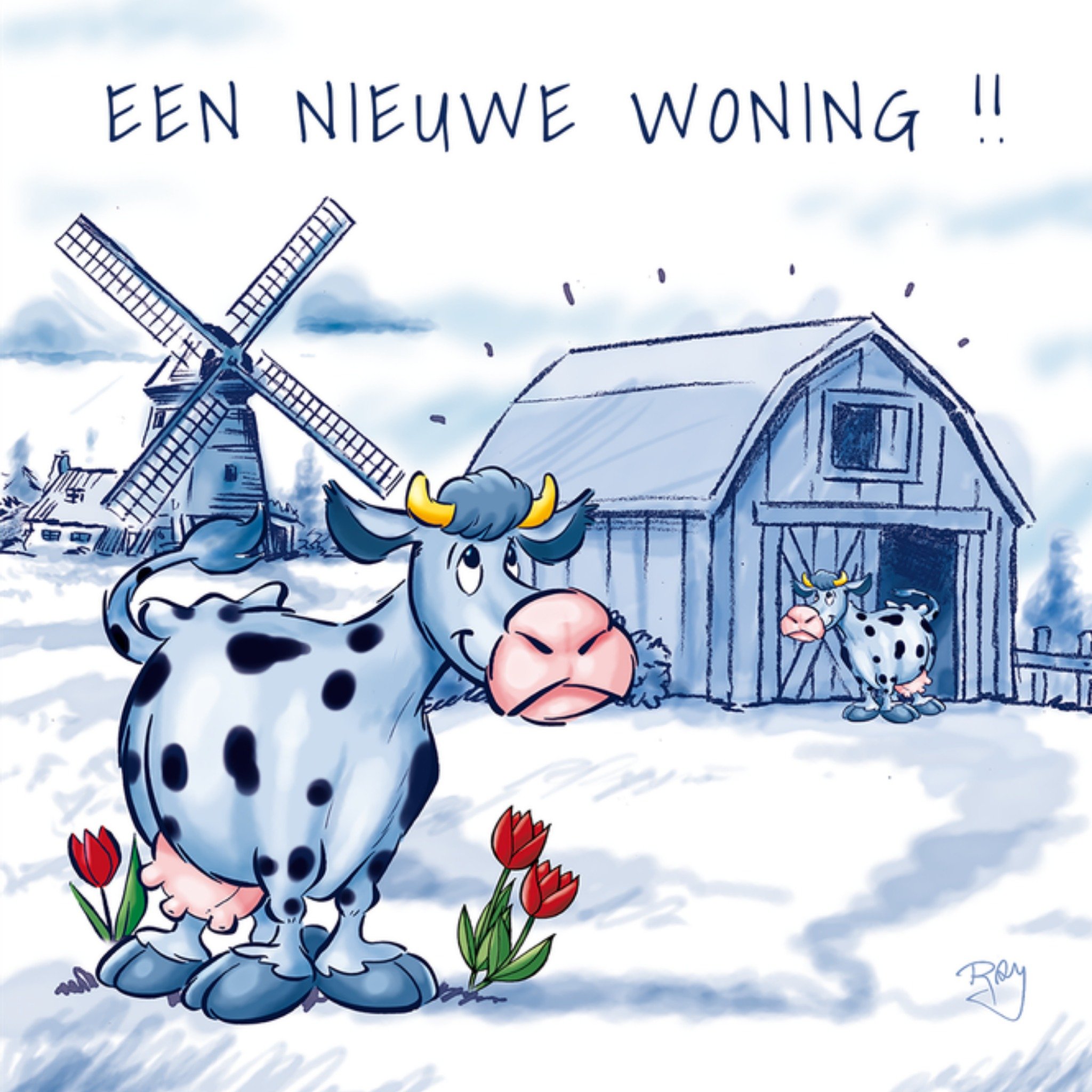 Nieuwe woning kaart Een Nieuwe Woning Vierkante Kaart Doodles