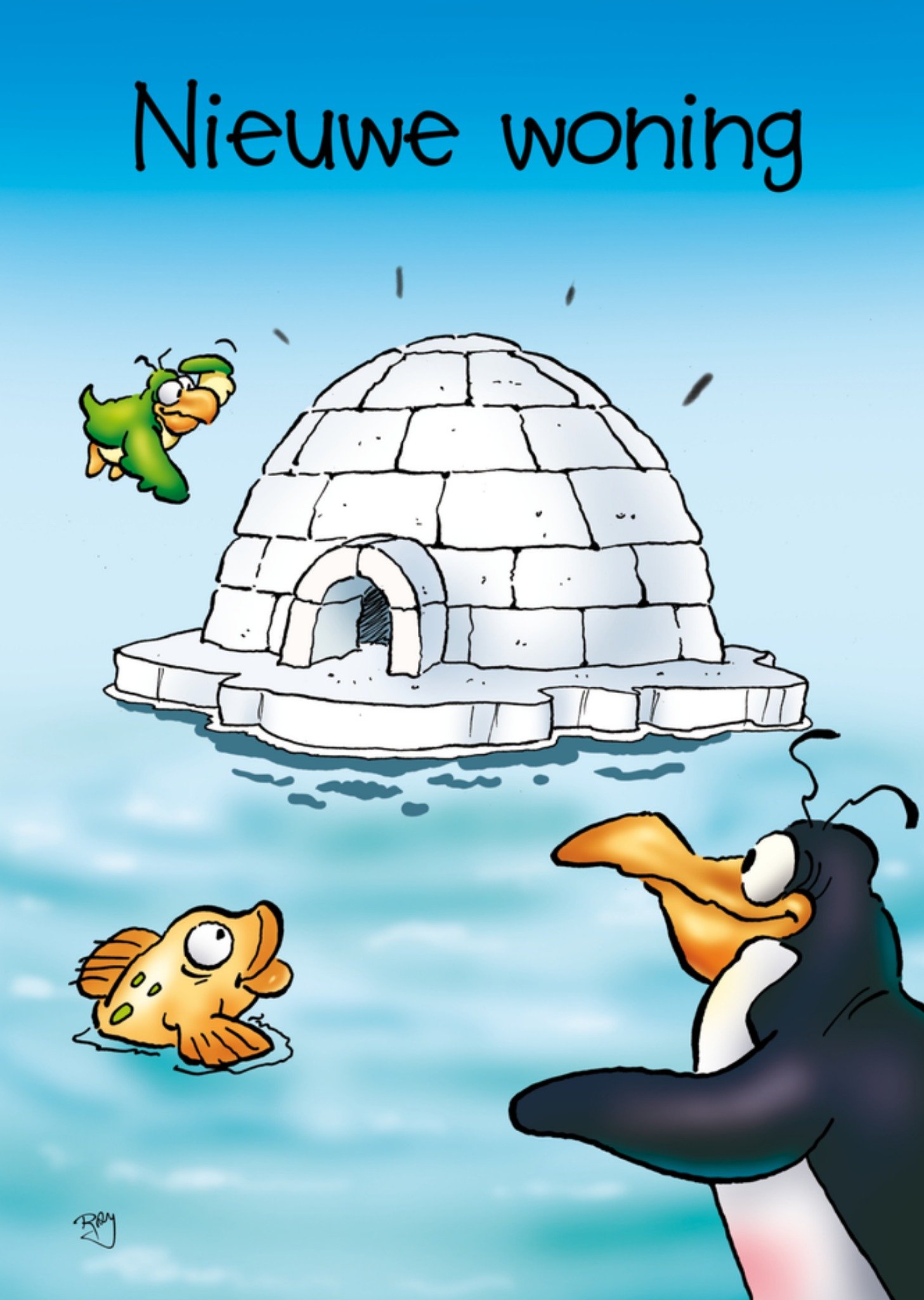 Nieuwe woning kaart Kleinzoon Kaart Doodles