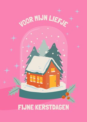 Greetz | Kerstkaart | Voor mijn liefje | Huisje