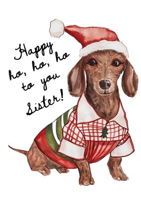 Marie Bodie | Kerstkaart | Happy ho ho ho