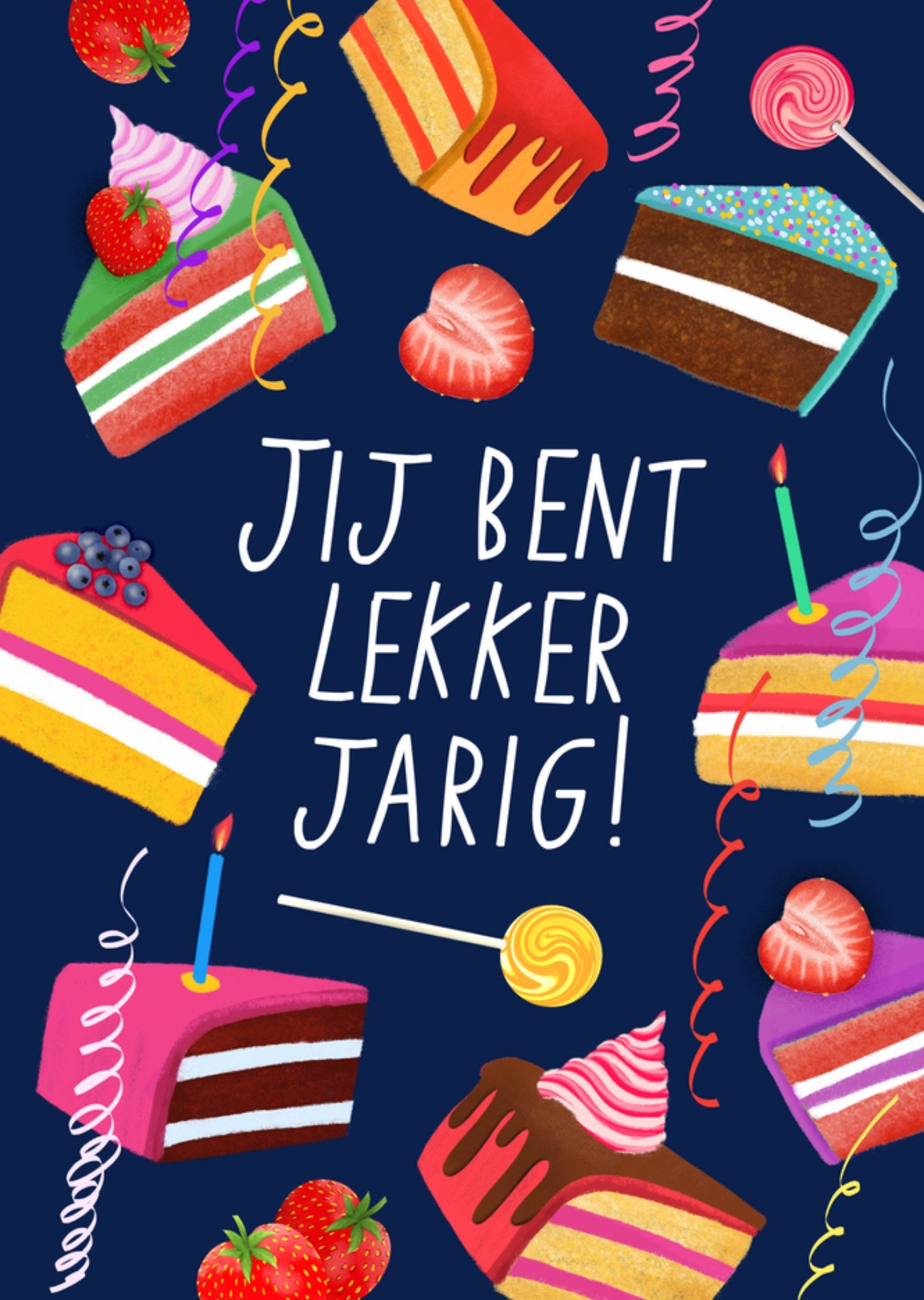 Patricia Hooning Verjaardagskaart Jij bent lekker jarig Kaart Greetz