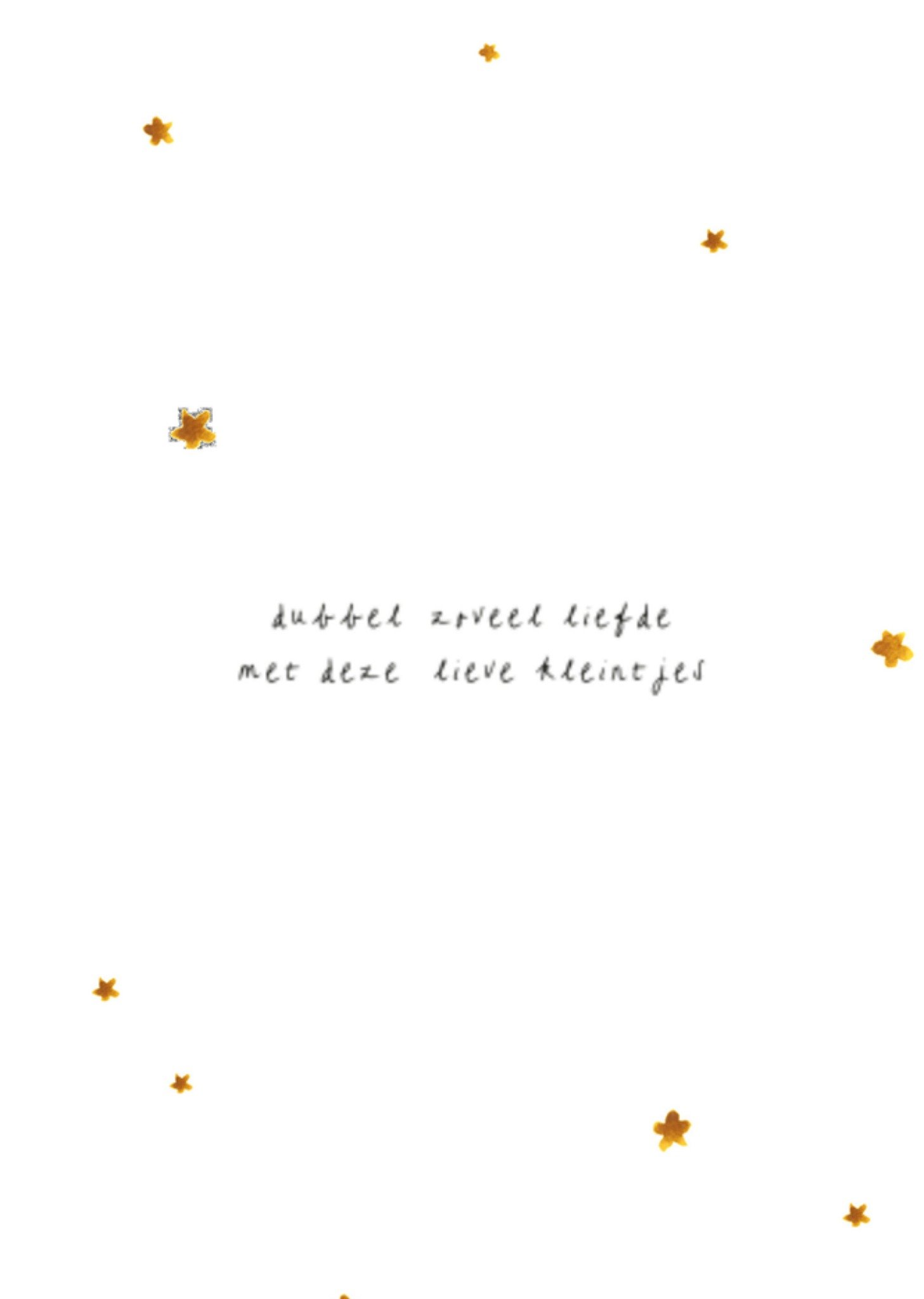 Geboortekaart tweeling liefde Kaart MILA