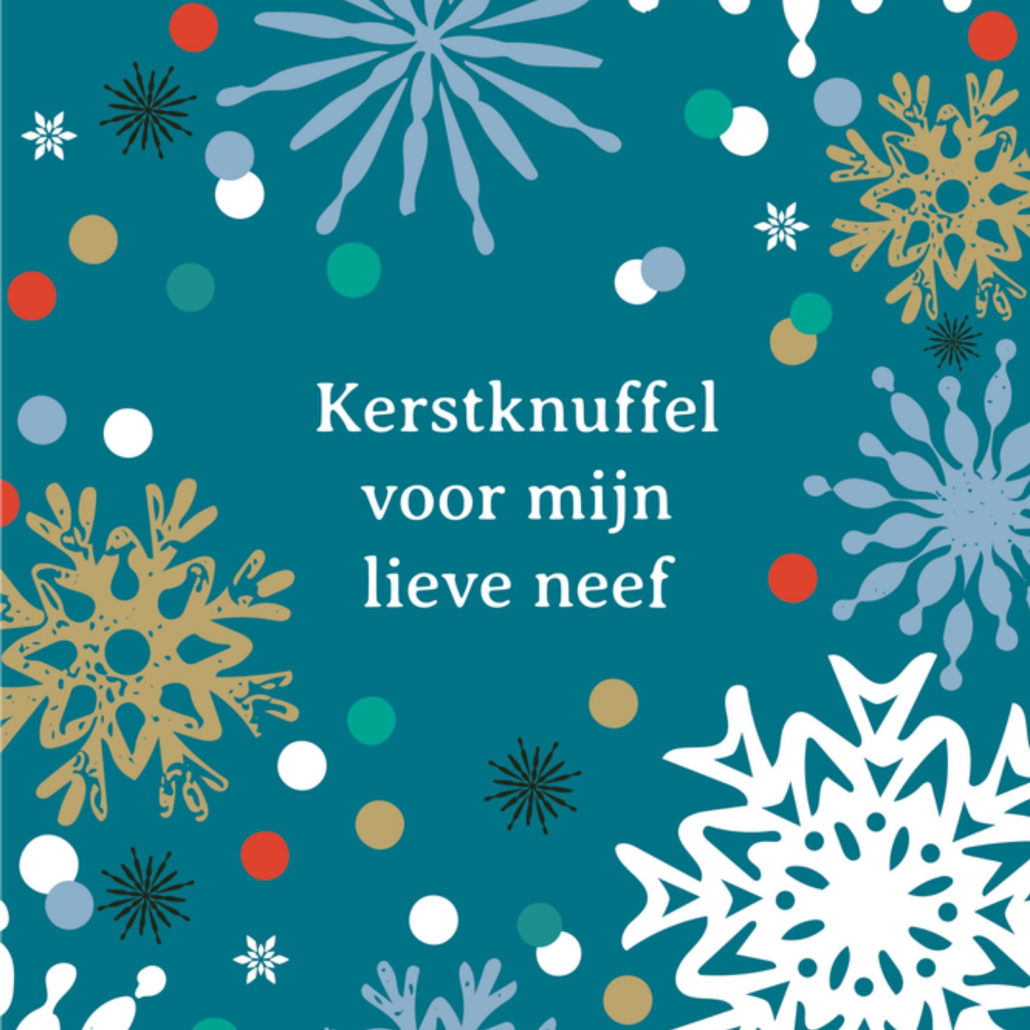 TMS Kerstkaart Lieve neef Vierkant