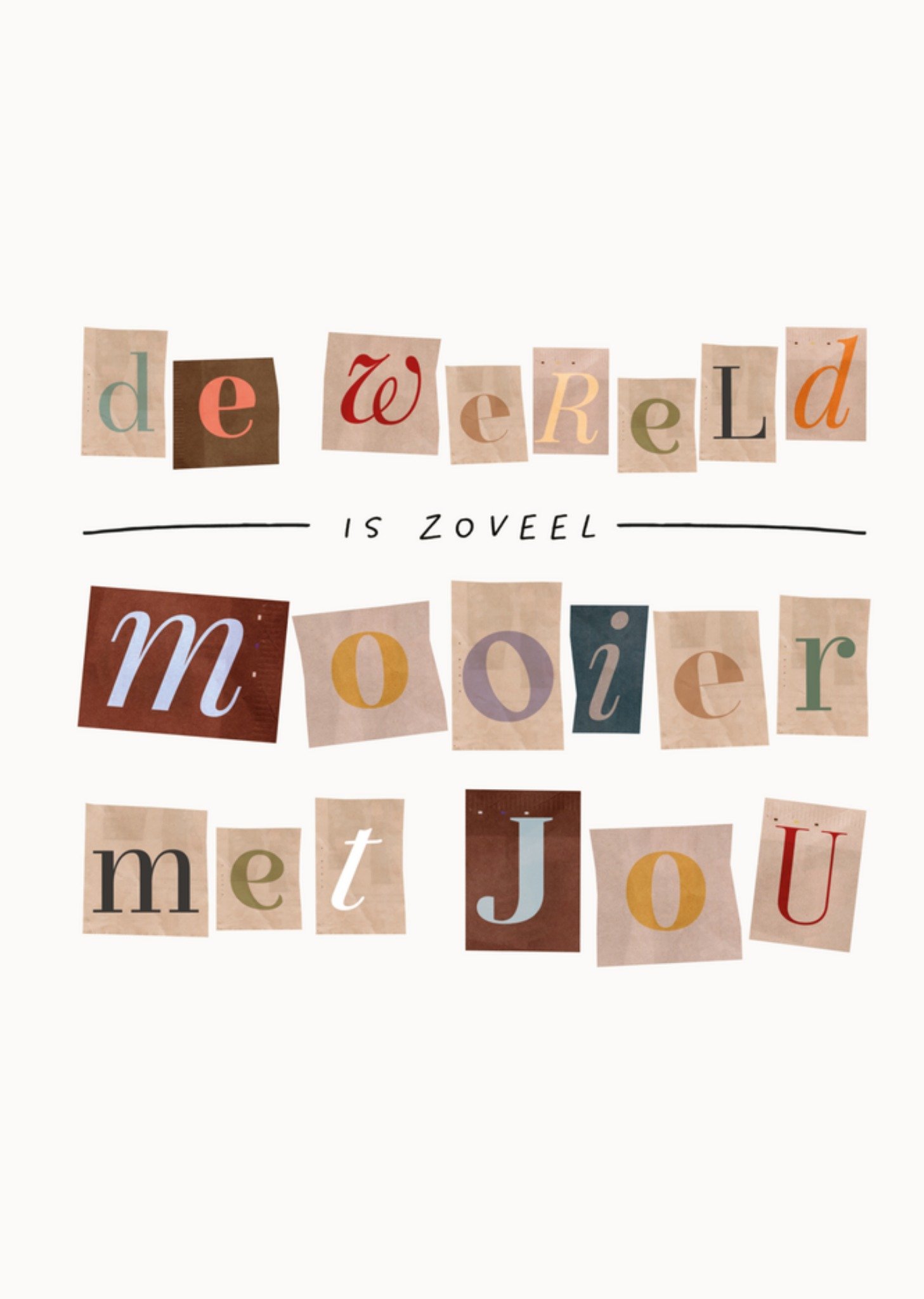 Zomaarkaart zoveel mooier Kaart Melolelo