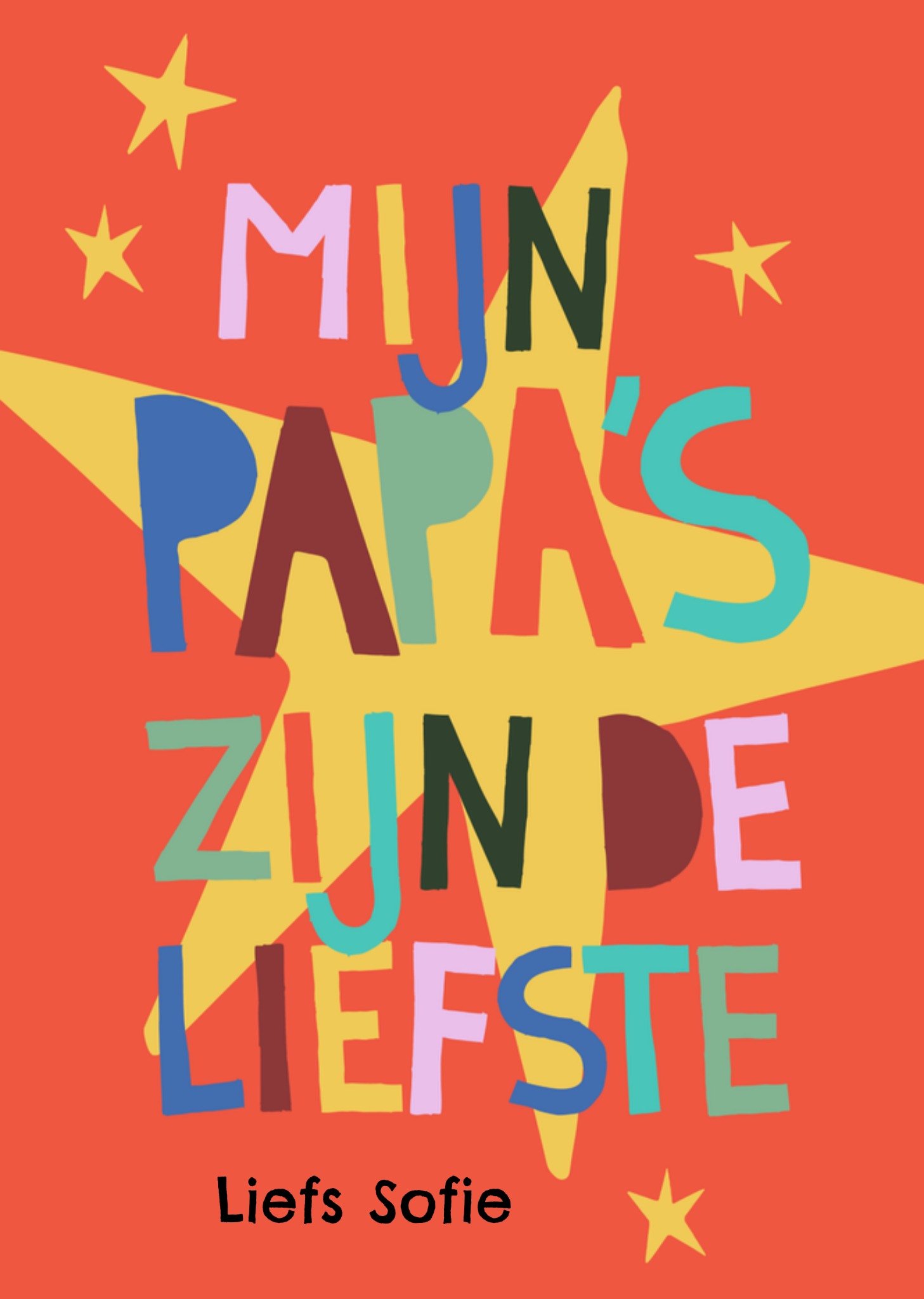 Vaderdagkaart Mijn Papa