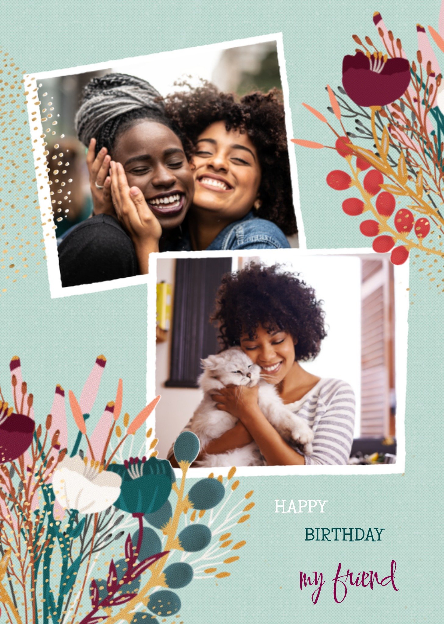 Greetz Verjaardagskaart Bloemen Standard Card