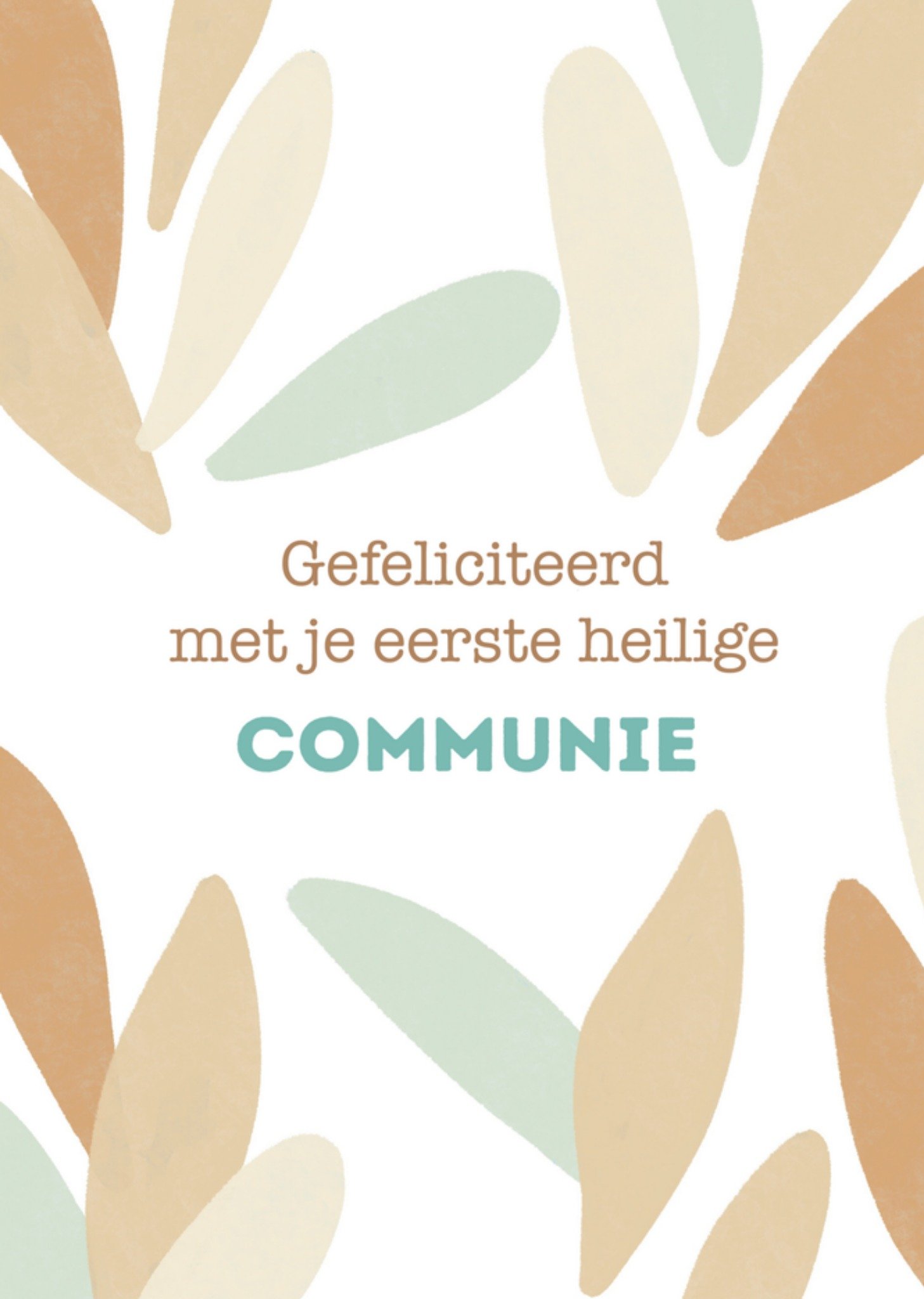 Communiekaart bladeren Kaart Greetz