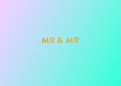 Greetz | Pride kaart | mr & mr