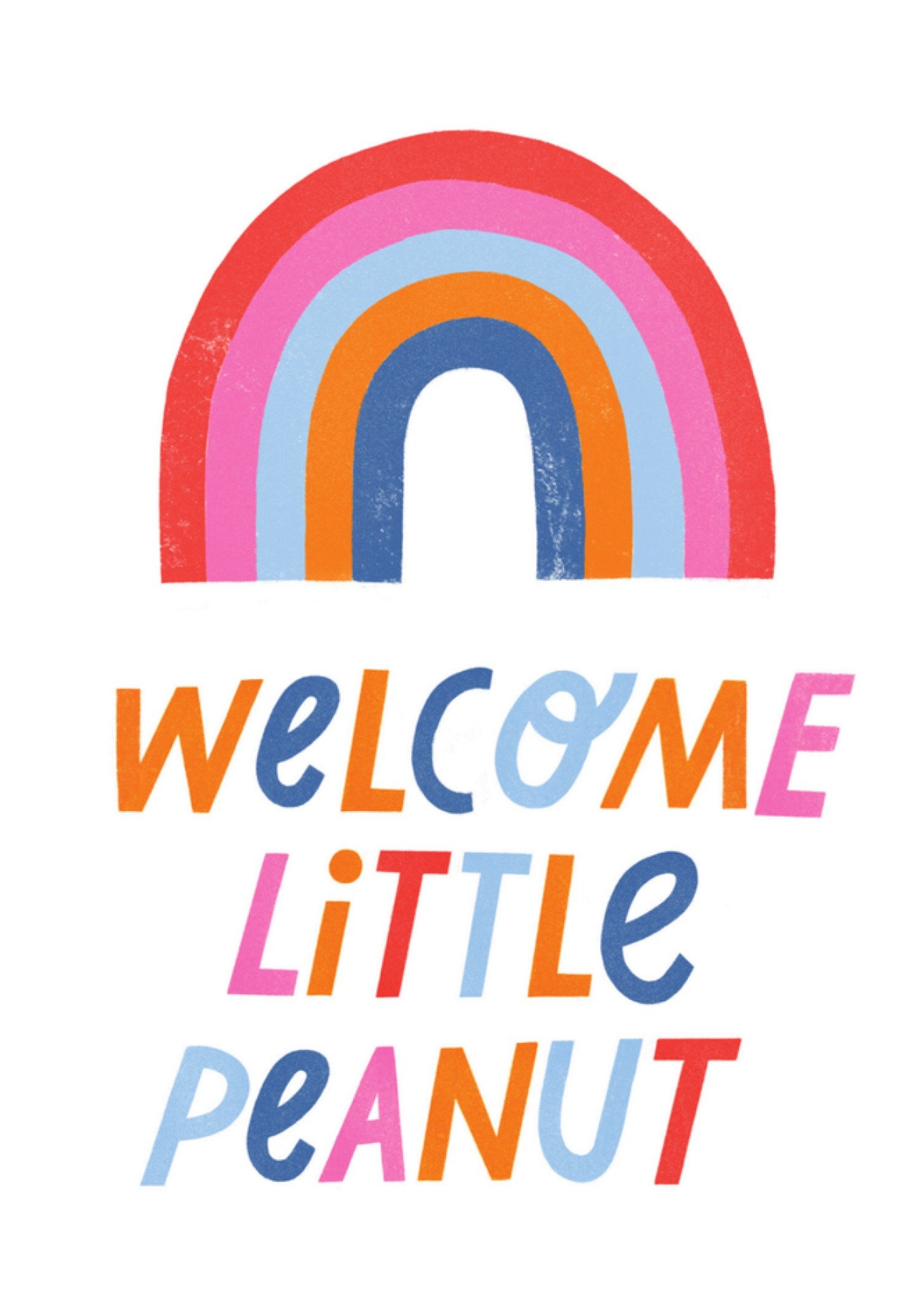 Geboortekaart regenboog Kaart The Cardy Club