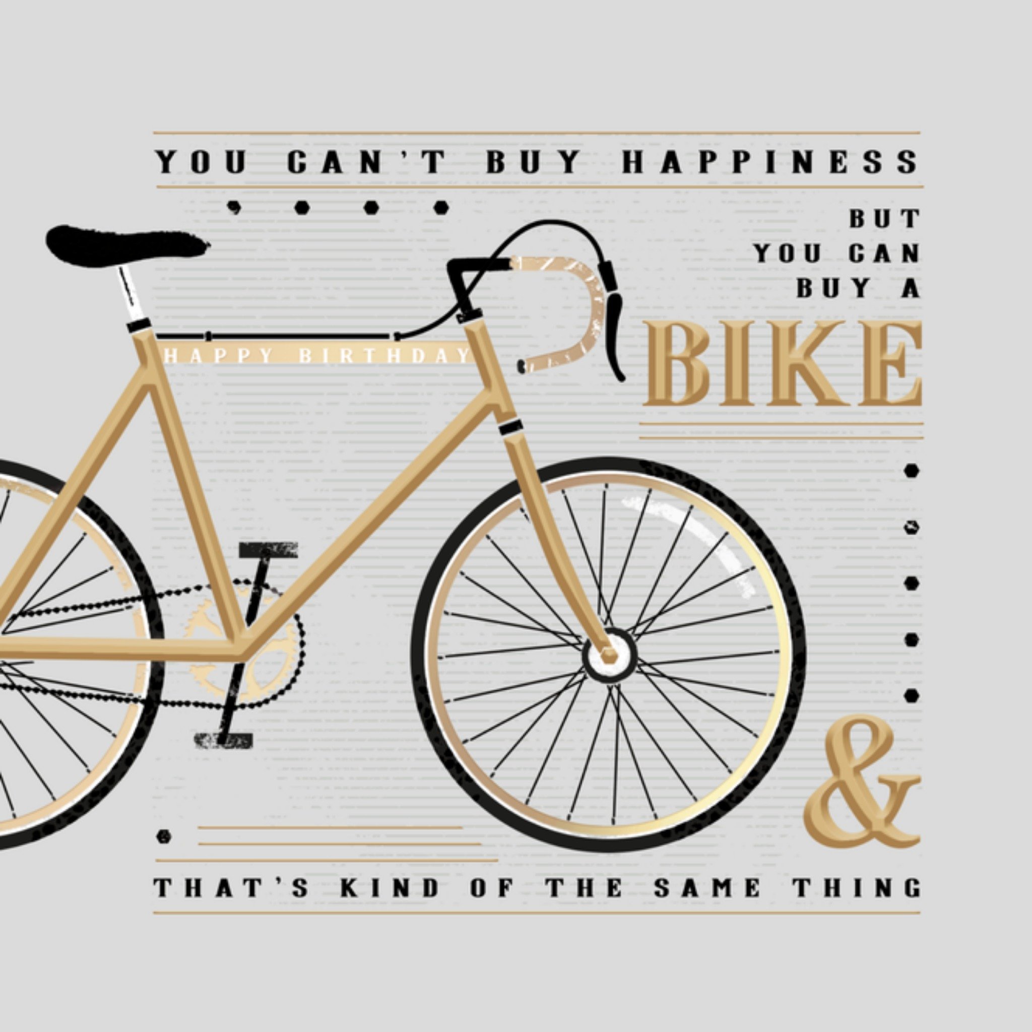 HotchPotch Zomaar kaart fiets Vierkante Kaart Hotchpotch