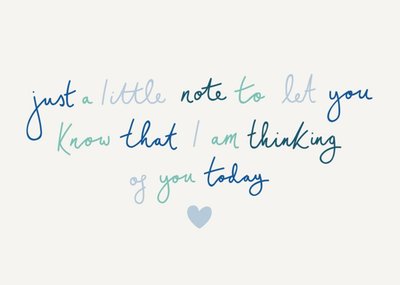 Greetz | Denken aan kaart | I am thinking of you today