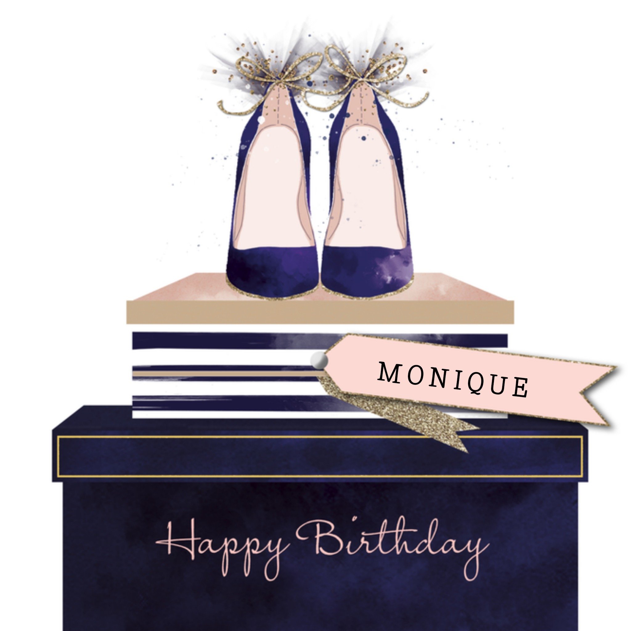 Verjaardag Eigen naam Vierkante Kaart UK Greetings