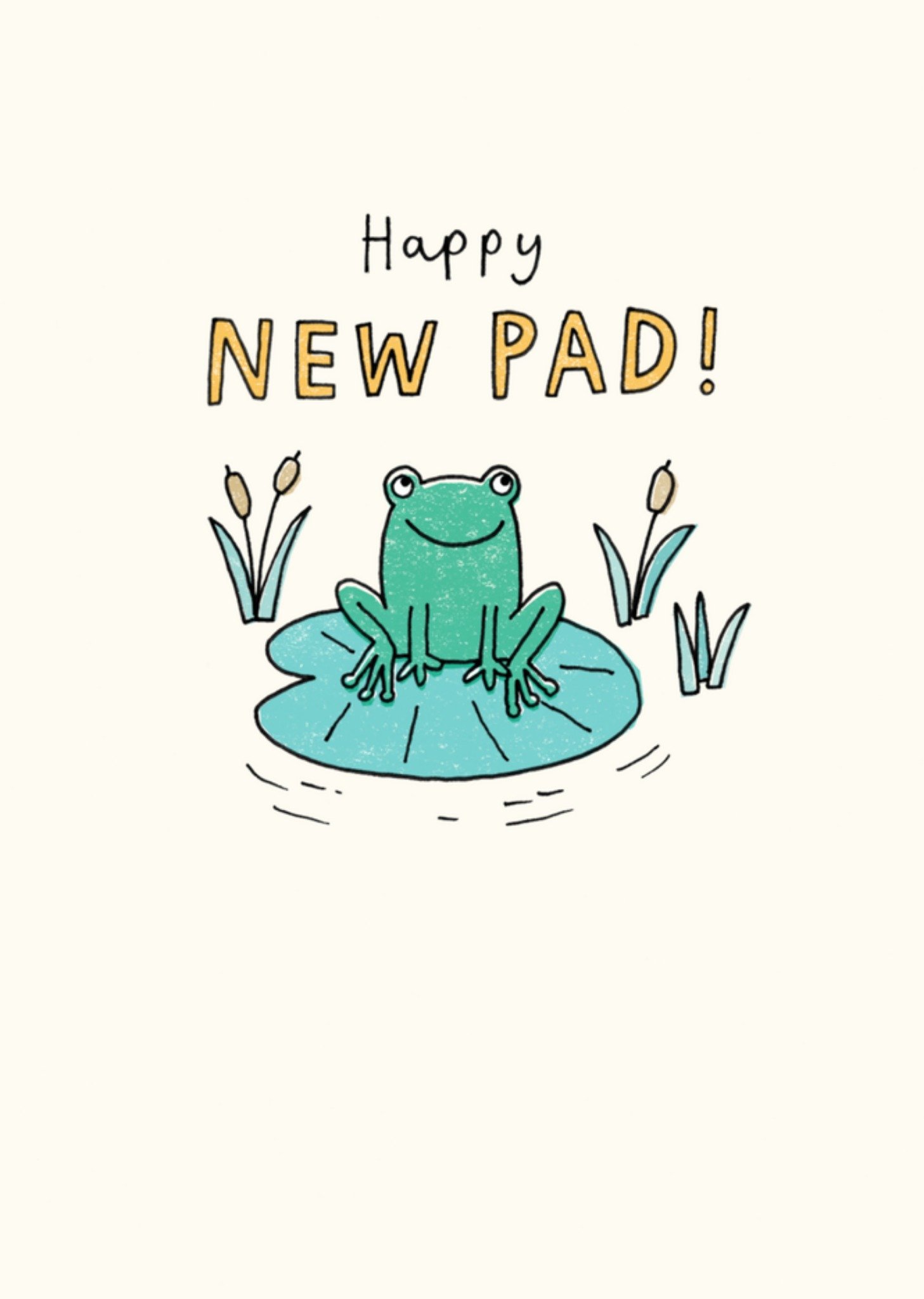 Nieuwe woning kikker Kaart Jenny Seddon