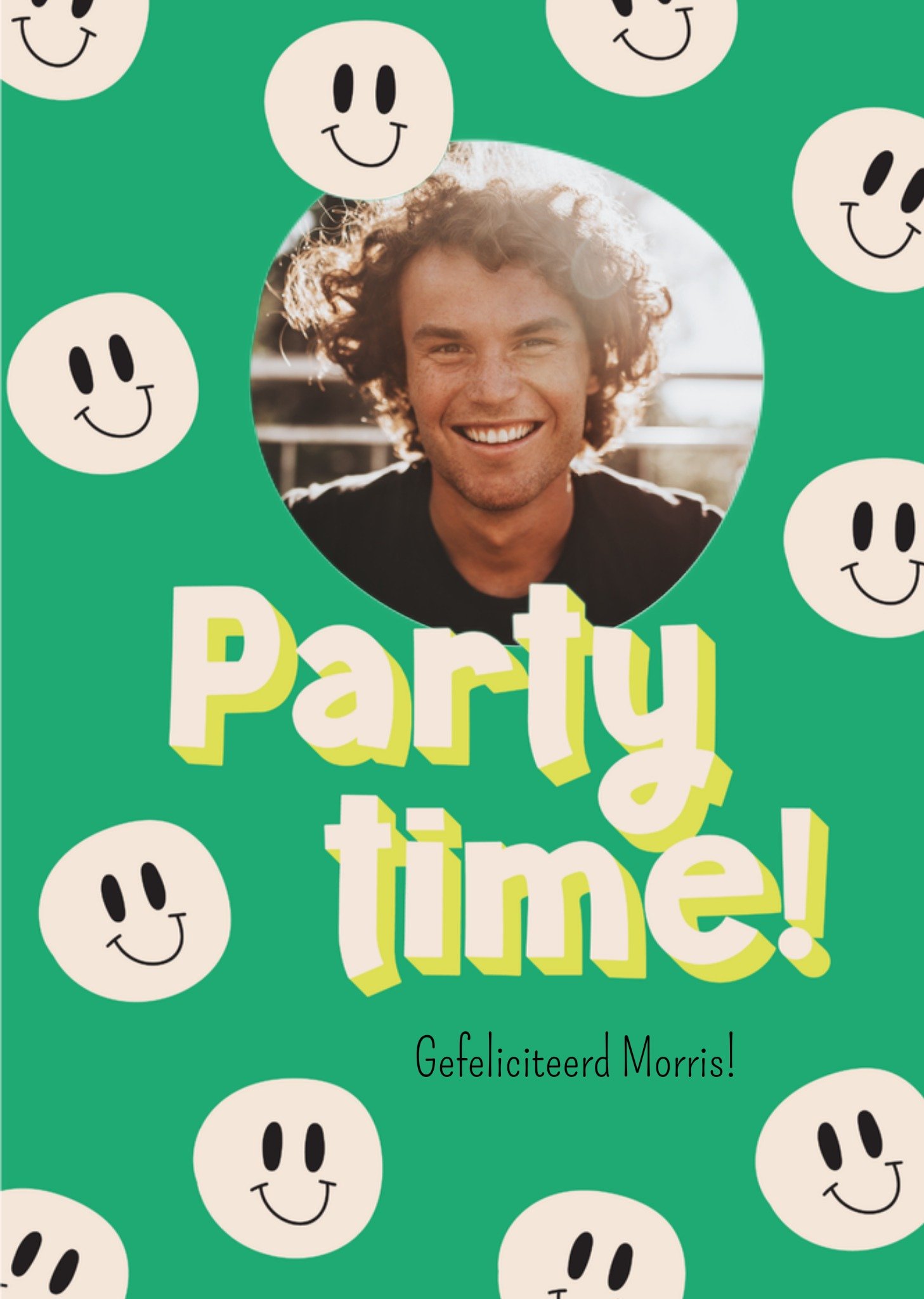 Verjaardagskaart Party time! Kaart Greetz