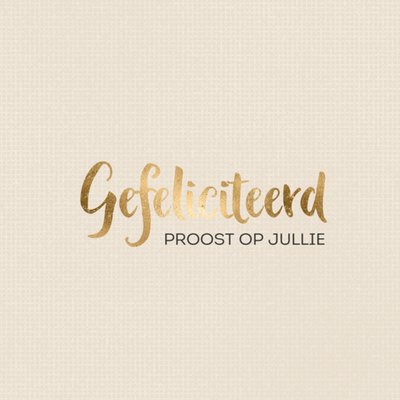 Greetz | Huwelijkskaart | Proost op jullie