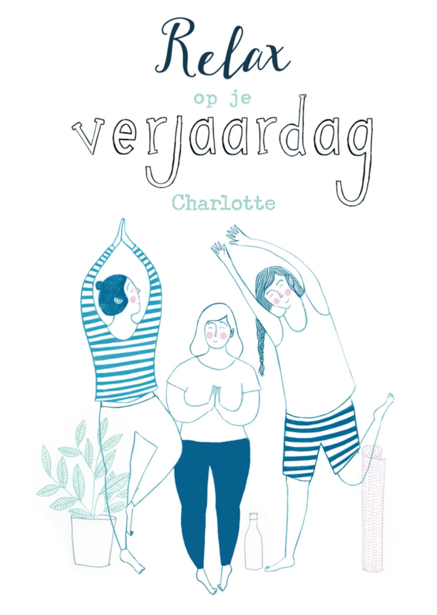 Verjaardag Relax Vriendin Kaart Greetz