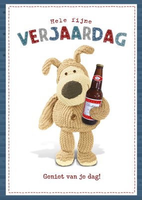 Boofle | Verjaardagskaart | Biertje | Aanpasbare tekst