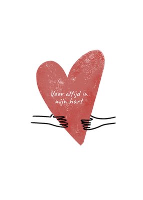 Liefs Jansje | Condoleancekaart | Voor altijd in mijn hart