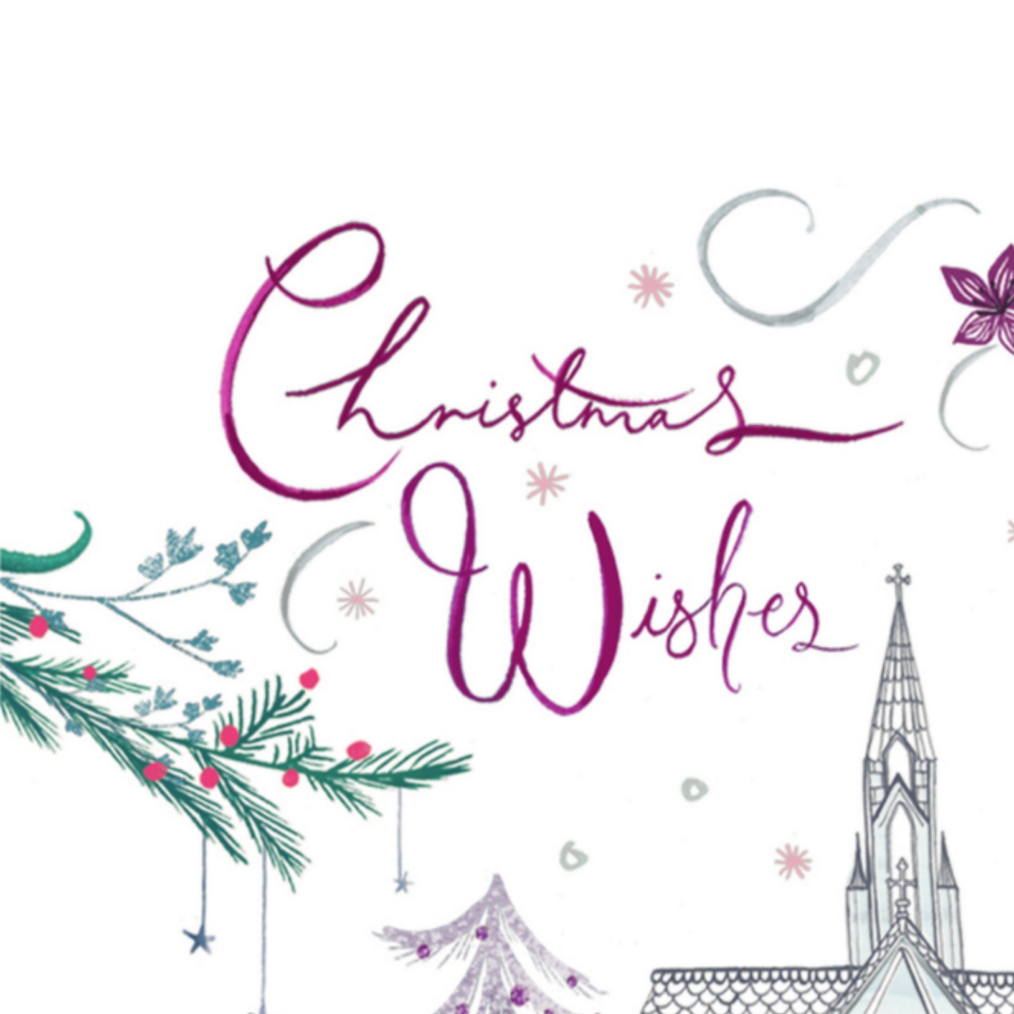 Kerstkaart Kerk Paperlink