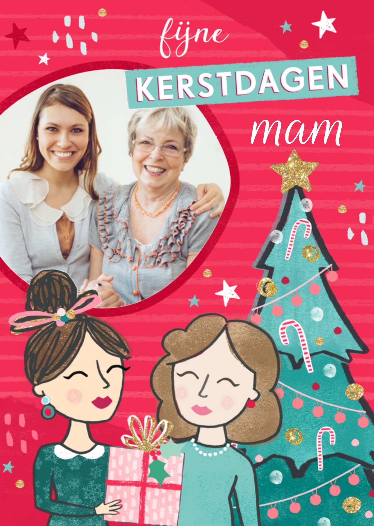 Kerstkaart fotokaart Mam Studio Sundae