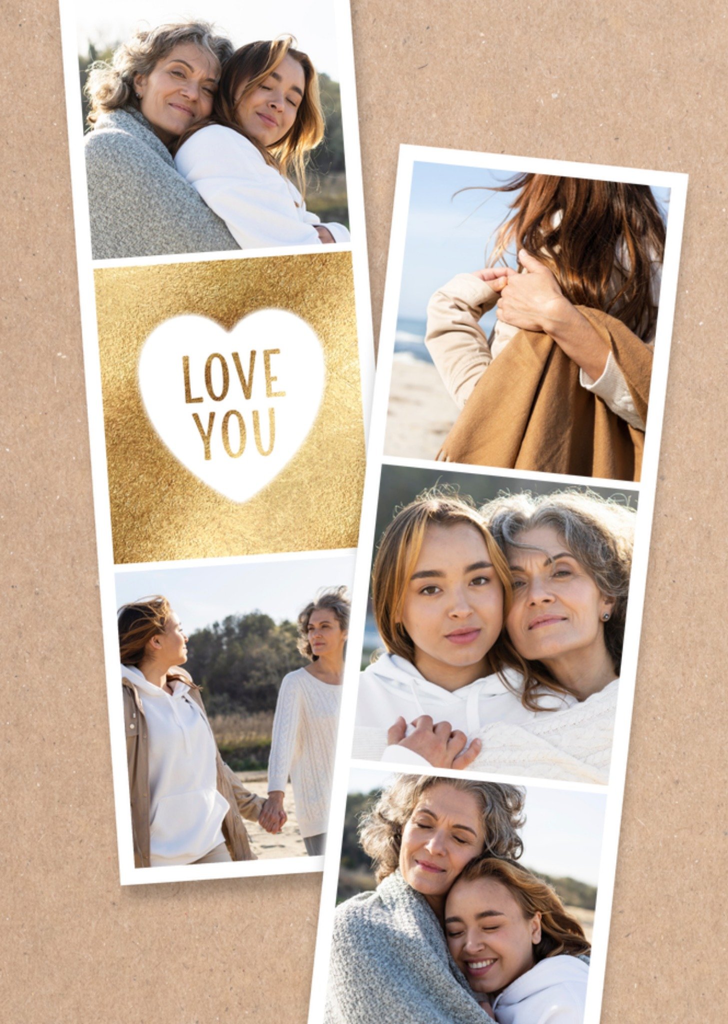 I Kaart moederdag I fotostrips Kaart Luckz