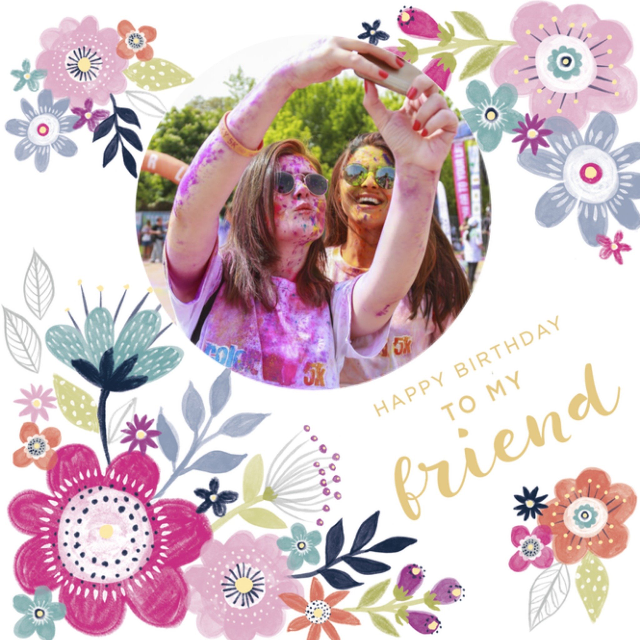 Uk Greetings Verjaardagskaart To my friend Vierkante Kaart UK Greetings