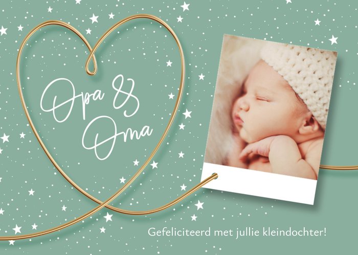Luckz | Geboortekaart | Opa en Oma
