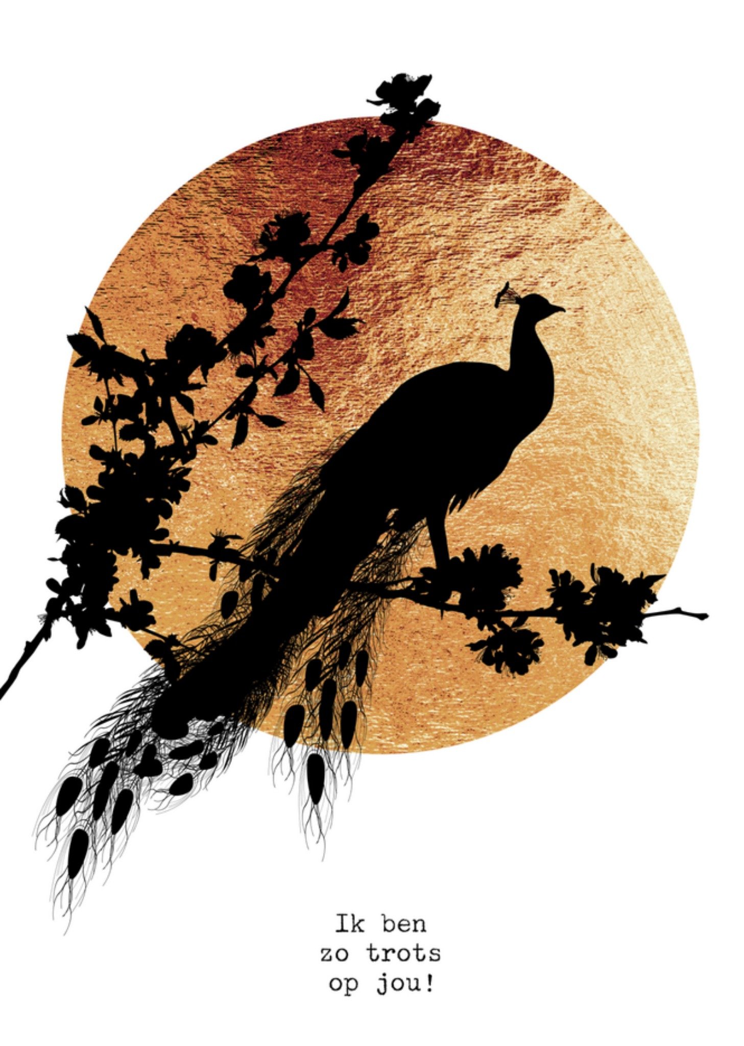 Complimenten kaart pauw Kaart Bright Spot