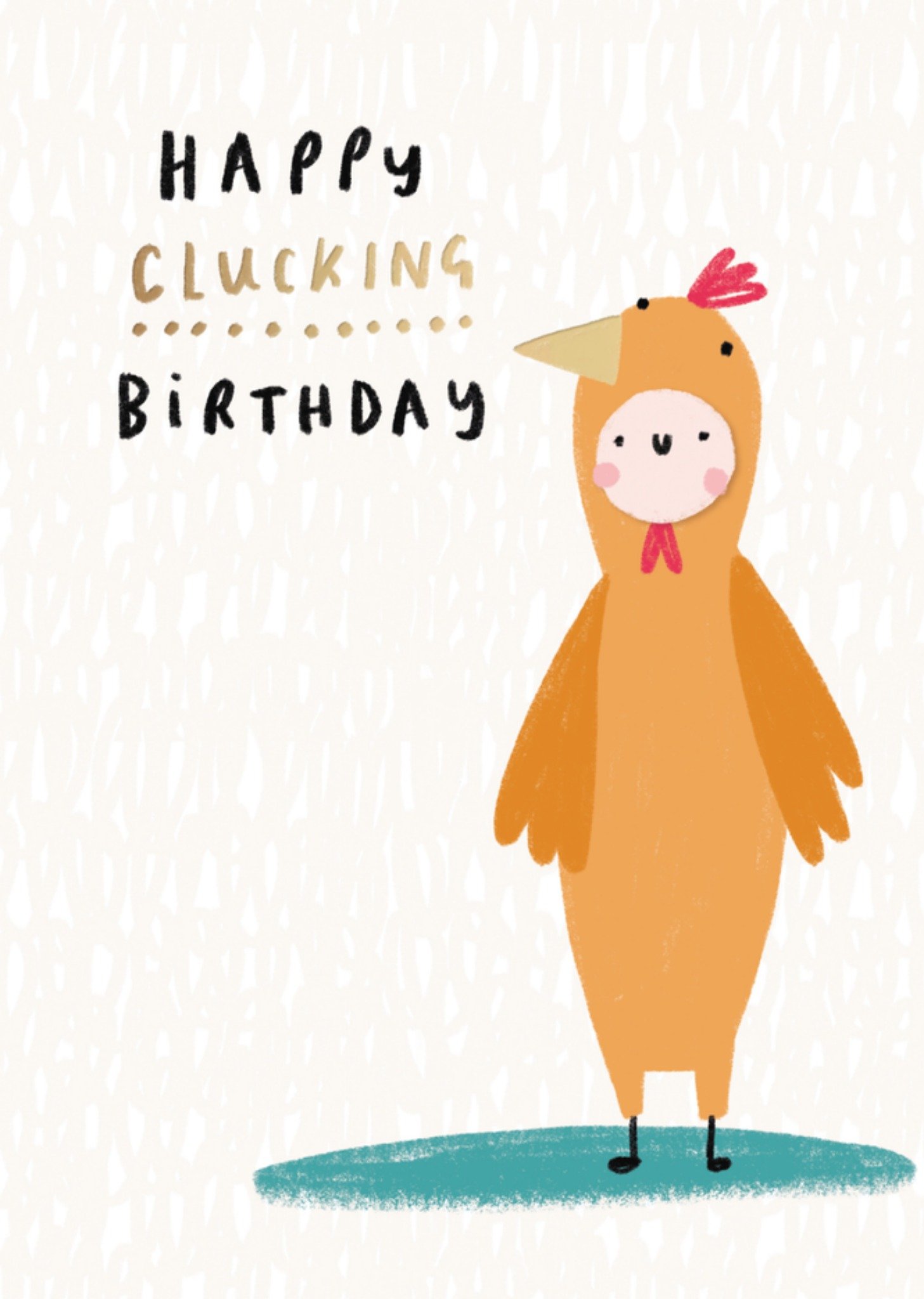 HotchPotch Verjaardagskaart kip Kaart Hotchpotch
