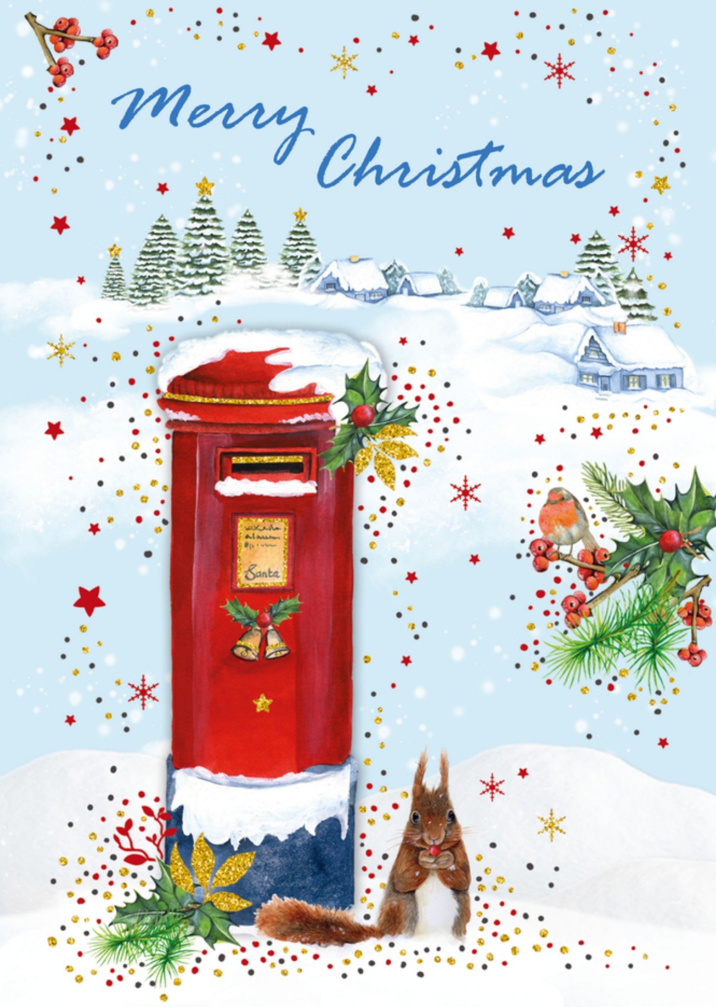 Kerst Sneeuw Eekhoorn TMS