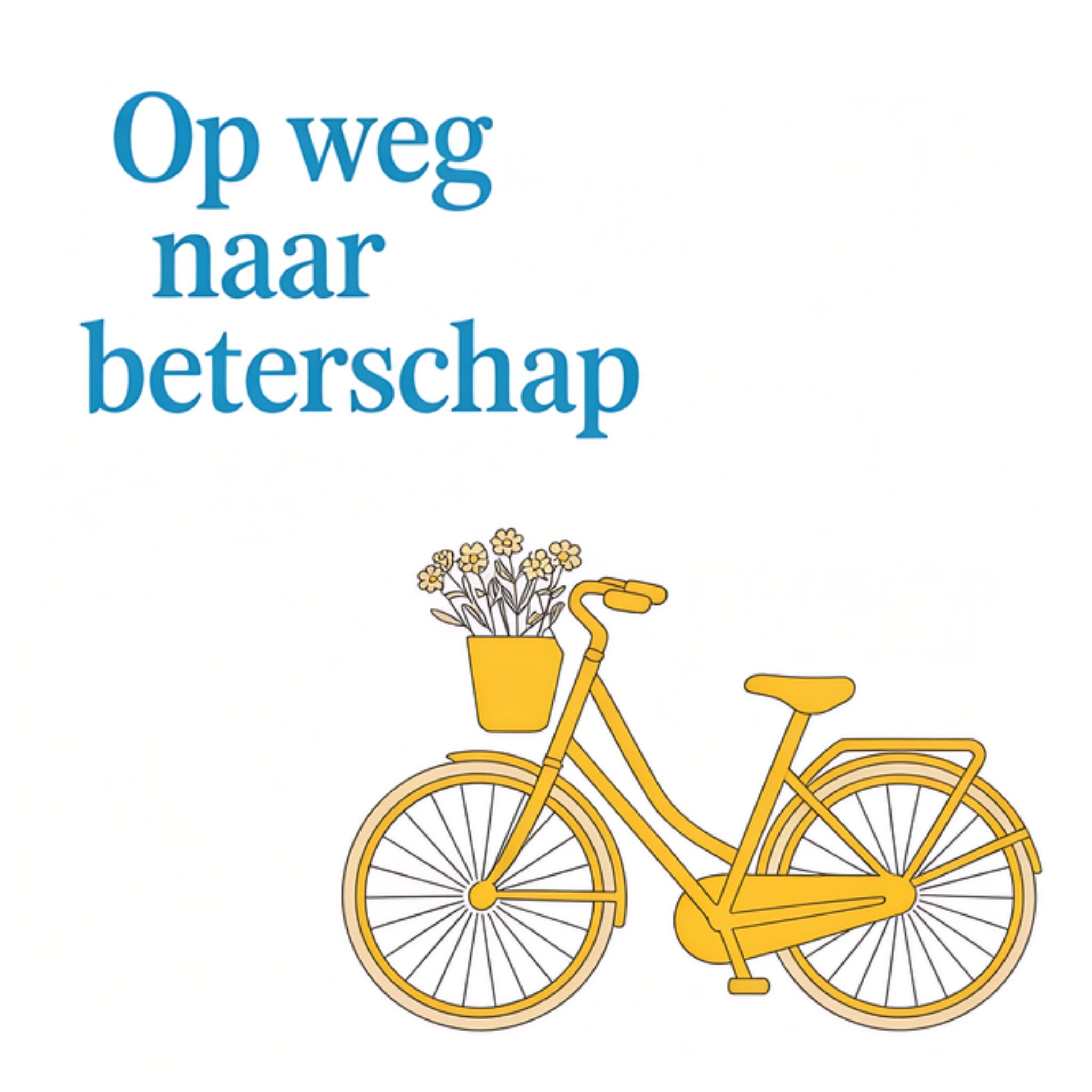 Greetz Beterschapskaart Op weg naar beterschap Vierkant