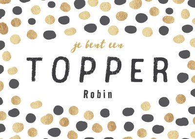 Tsjip | Denken aan kaart | met aanpasbare naam