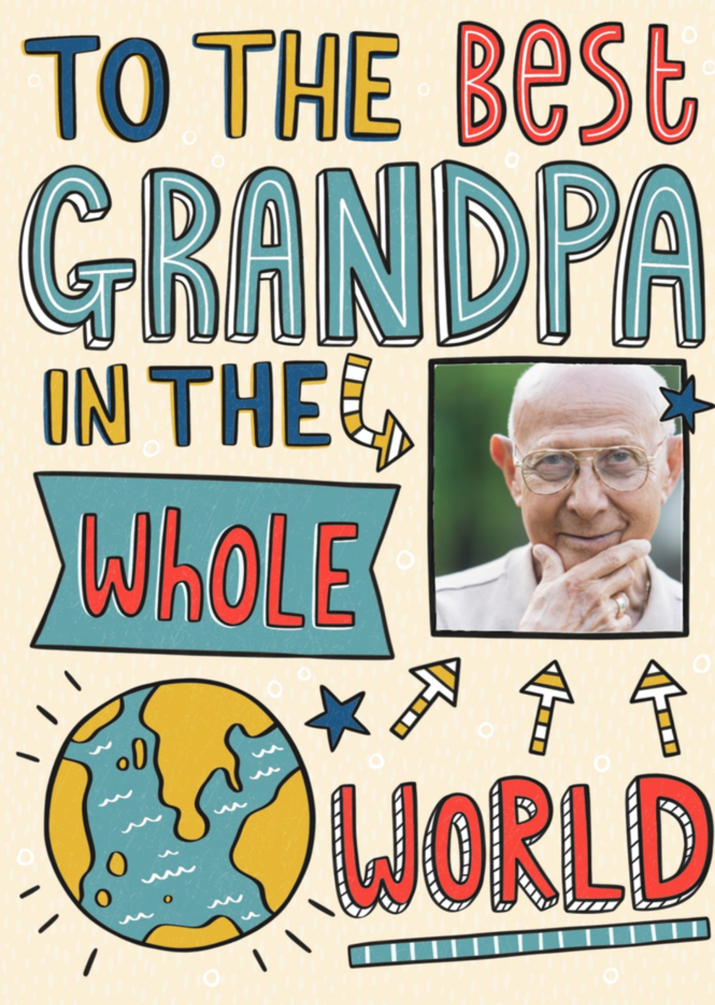 Vaderdagkaart opa foto Kaart Greetz