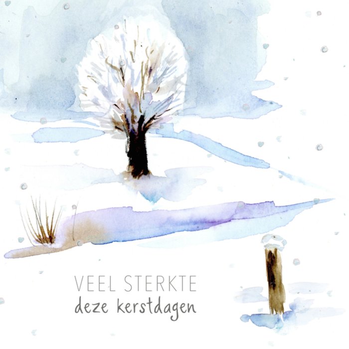 Michelle Dujardin | Kerstkaart | veel sterkte