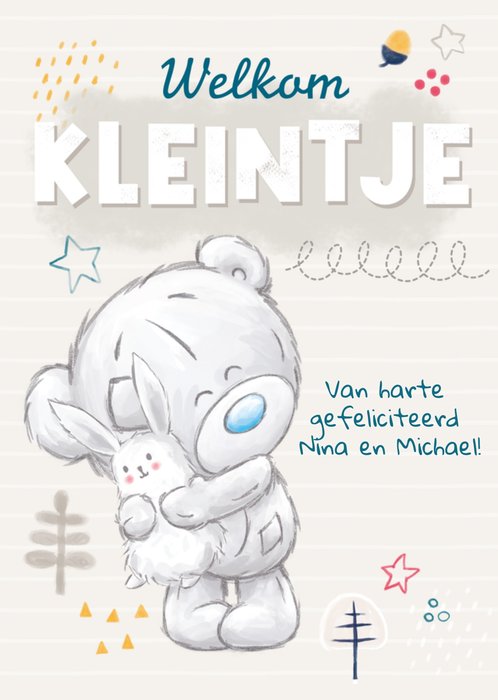 Me to You | Geboortekaart | Tiny Tatty Teddy | Kleintje