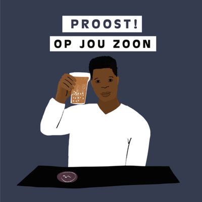 Greetz | Verjaardagskaart | Proost!