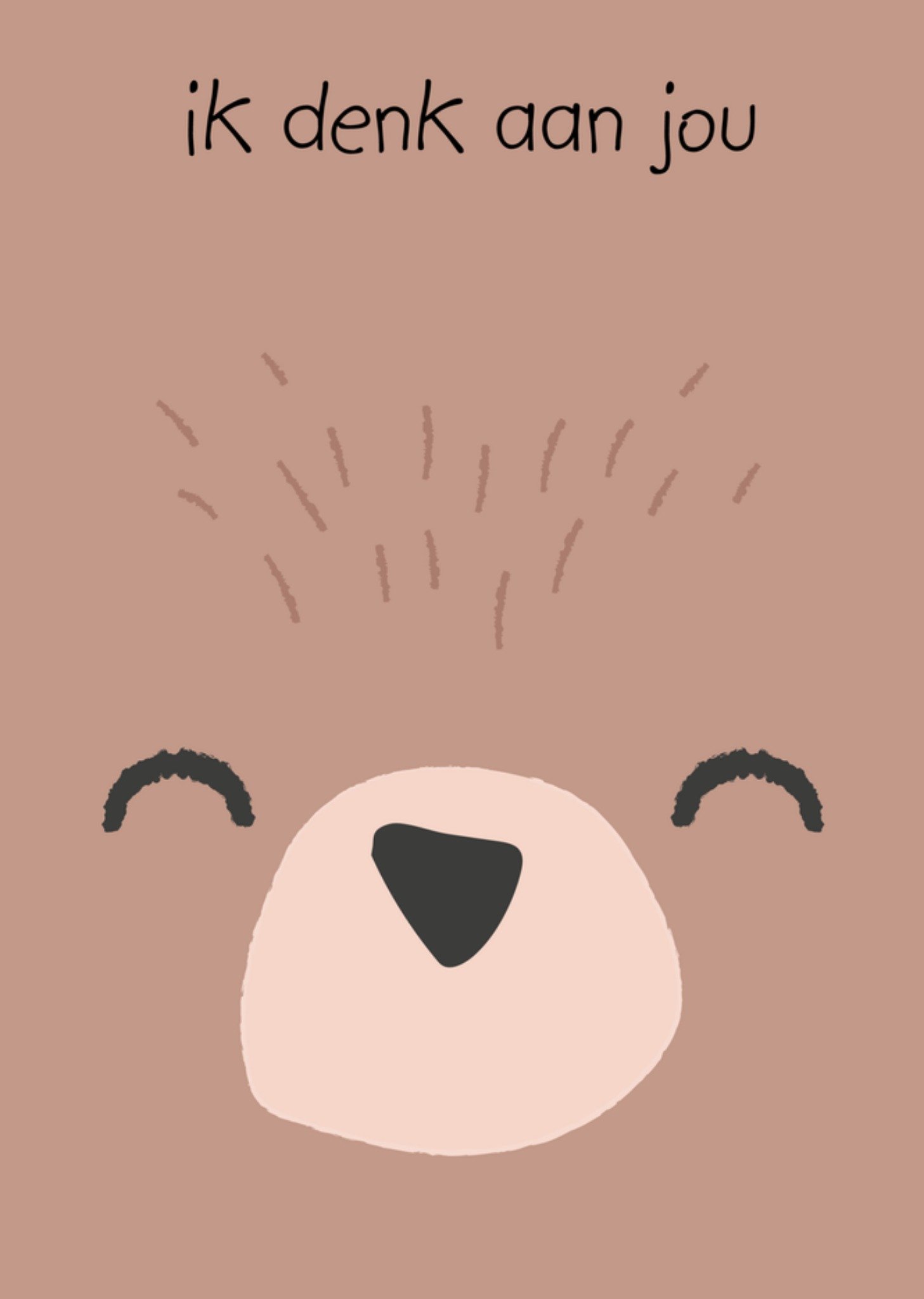 Denken aan kaart beer Kaart Tante Kaartje