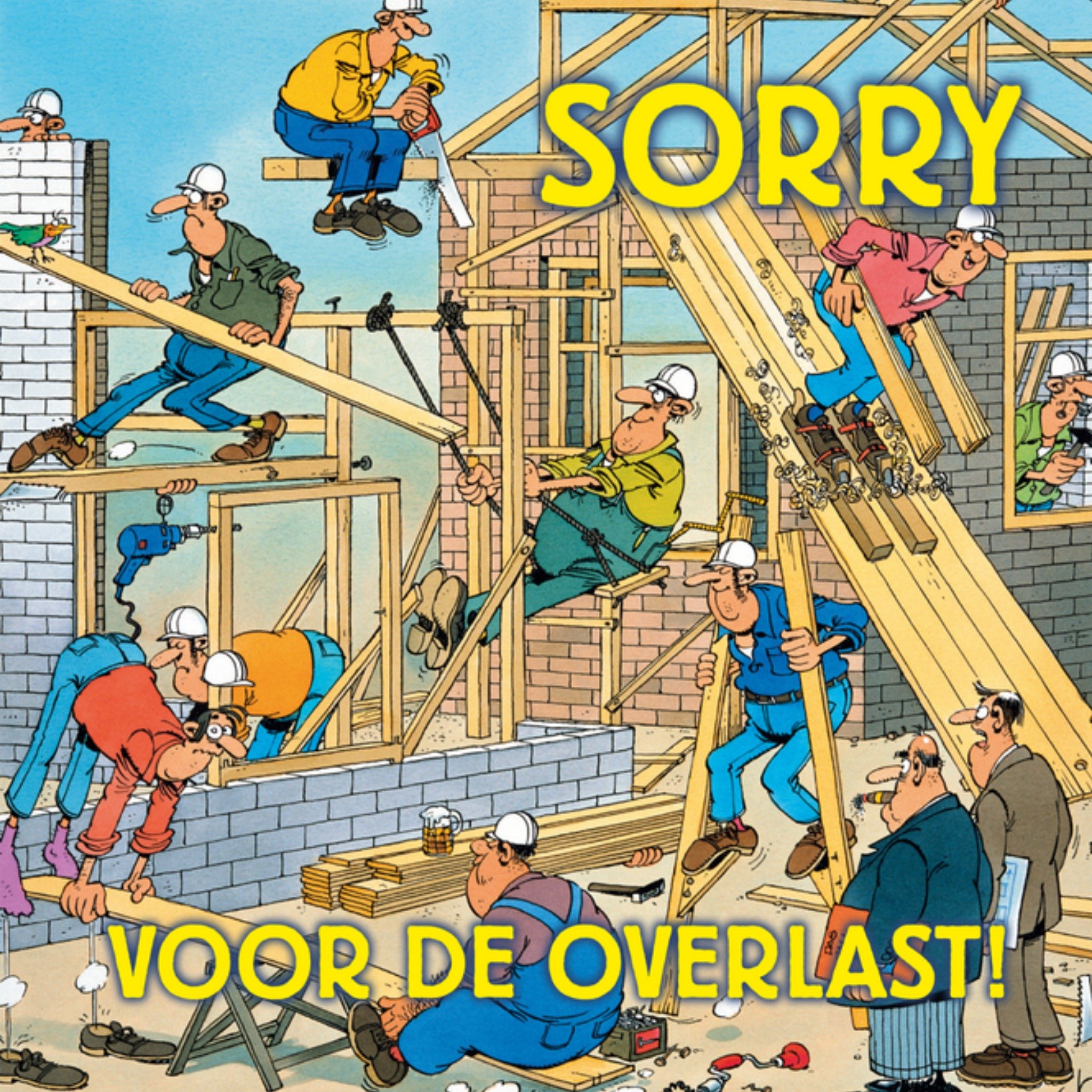 Sorry kaart Buren vriend Vierkante Kaart Jan van Haasteren