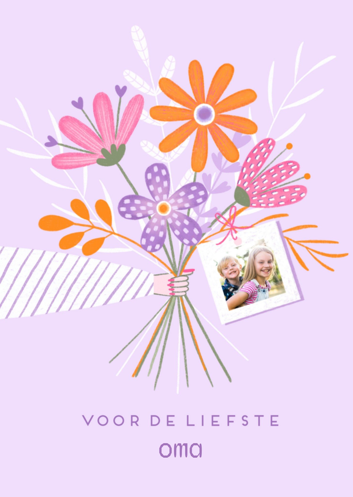 Zomaar kaart foto bloemen Kaart Marieke Witke