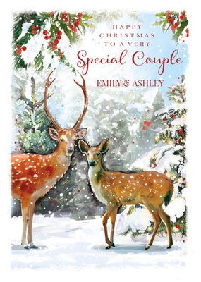 Ling Design | Kerstkaart | Vrolijk | Hert