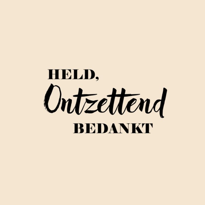 Bedanktkaart | Greetz | Lief